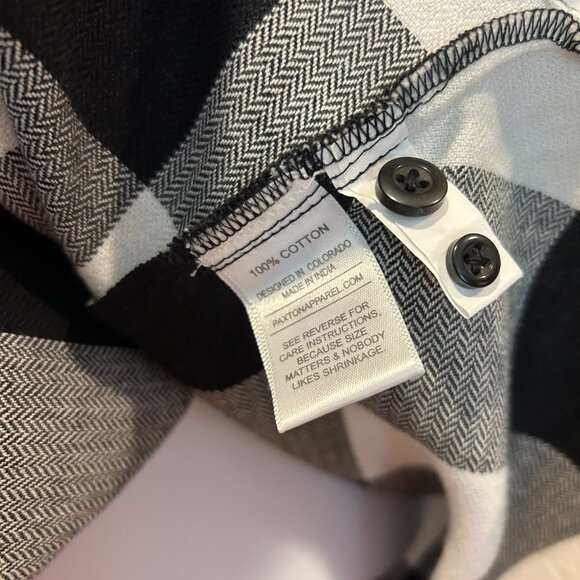 SKO BUFFS! CU Boulder Ladies Flannel Buffalo Check Top (NEW) - Picture 16 of 16